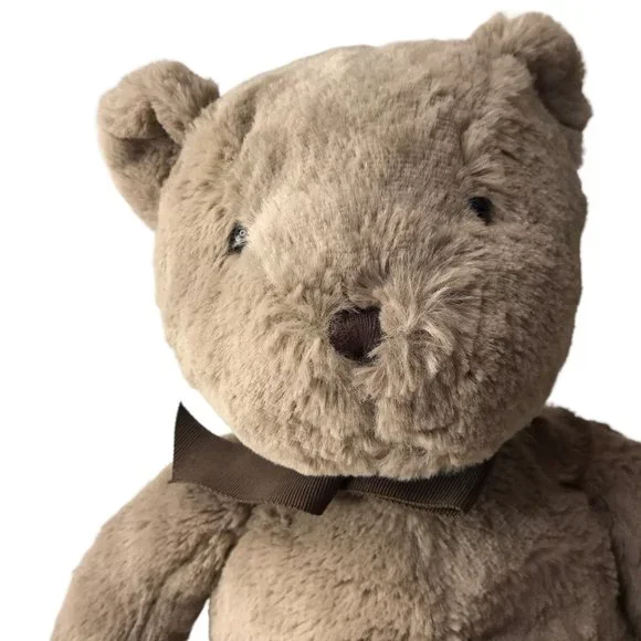 Pottery Barn Kids Teddy Bear Soft Toy Stuffed Animal. Brown. Medium. - Picture 4 of 10